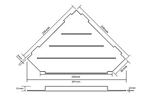 Полка Bemeta CYTRO 101302450 30 черная купить в интернет-магазине сантехники Sanbest