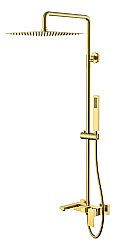 Душевая система Boheme QUBIC Matt Gold 478-MG золото матовое купить в интернет-магазине сантехники Sanbest