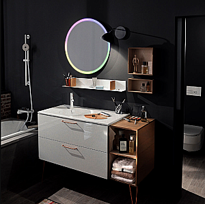 Зеркало Azario Perla 77 LED-00002610 в ванную от интернет-магазине сантехники Sanbest