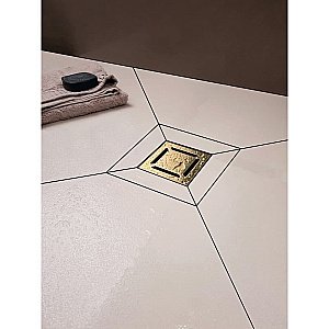 Душевой трап BERGES PLATZ Norma 092159 золото купить в интернет-магазине Sanbest