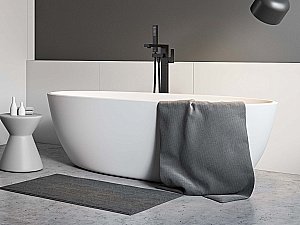 Смеситель для ванны Aquatek Либра AQ1645MB черный матовый купить в интернет-магазине сантехники Sanbest