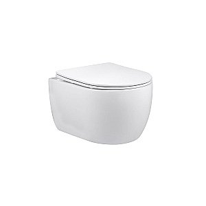 Унитаз подвесной Vincea EVO VT1-34S безободковый, с крышкой микролифт, белый купить в интернет-магазине Sanbest