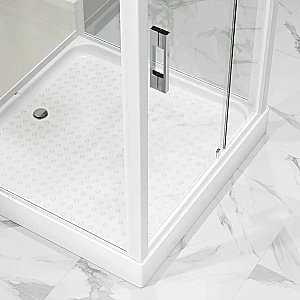 Душевая кабина Niagara Standart ST90/15Q/BK 90х90 стекло прозрачное/профиль белый купить в интернет-магазине Sanbest