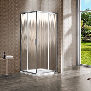 Душевой уголок Vincea Garda VSS-1G8011CH 80x110 стекло шиншилла/профиль хром купить в интернет-магазине Sanbest