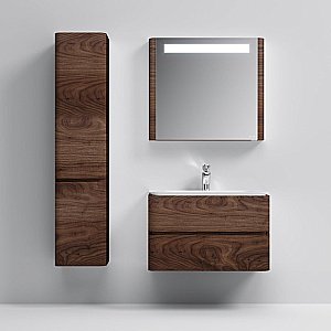 Тумба с раковиной AM.PM Sensation 80 орех для ванной в интернет-магазине Sanbest