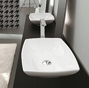 Раковина накладная Artceram Jazz 60 JZL002 01 00 белая купить в интернет-магазине Sanbest