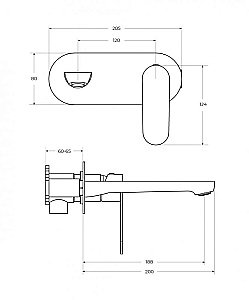 Смеситель для раковины Cezares STYLUS-BLI1-NOP-W0 черный матовый купить в интернет-магазине сантехники Sanbest
