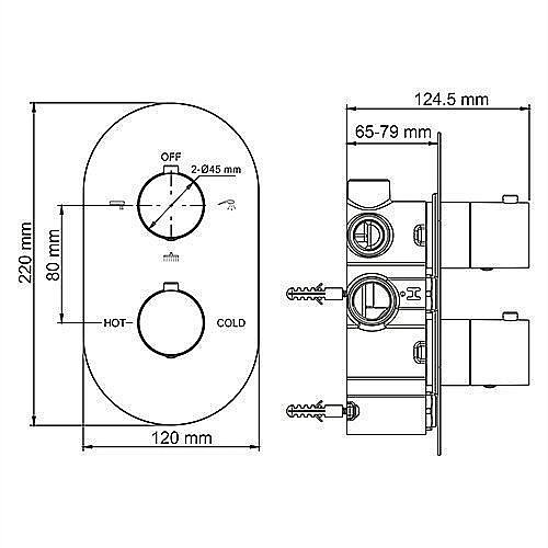 Смеситель для душа WasserKRAFT Berkel 4844 купить в интернет-магазине сантехники Sanbest