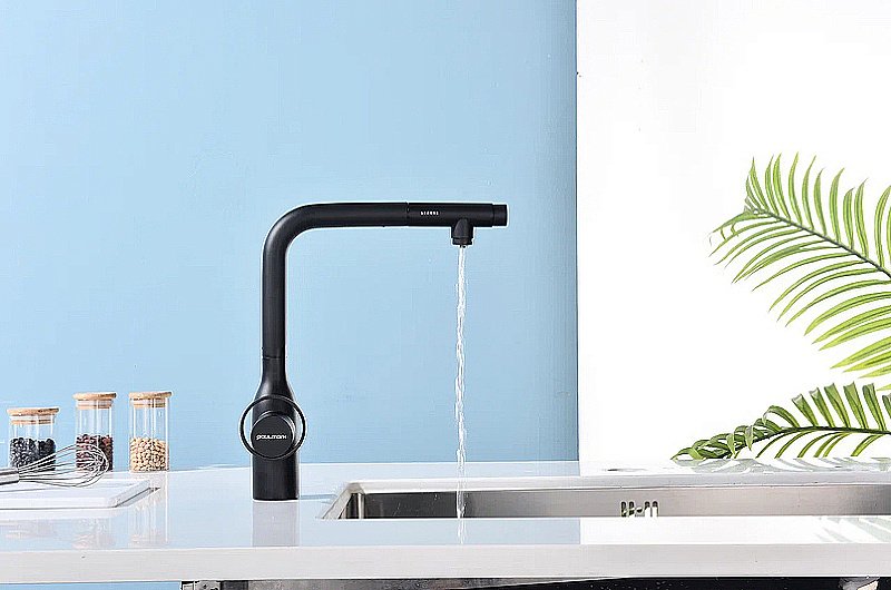 Смеситель для кухни Paulmark Urban Ur213104-AN антрацит купить в интернет-магазине сантехники Sanbest