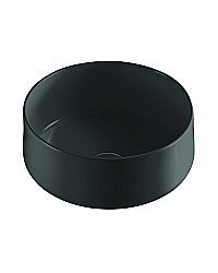 Раковина накладная Orange 35 B07-345B черная матовая купить в интернет-магазине Sanbest