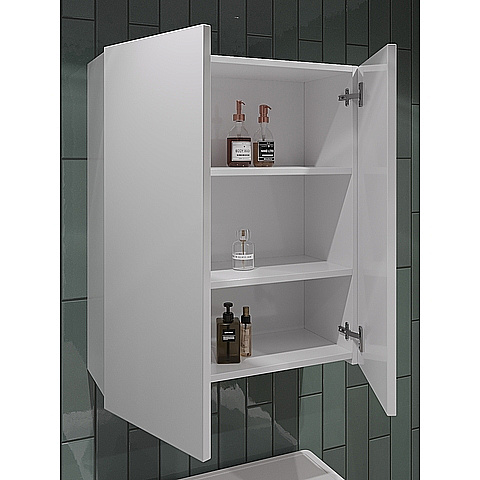 Шкаф Orange Гамма 60 Gm-60SR белый для ванной в интернет-магазине сантехники Sanbest