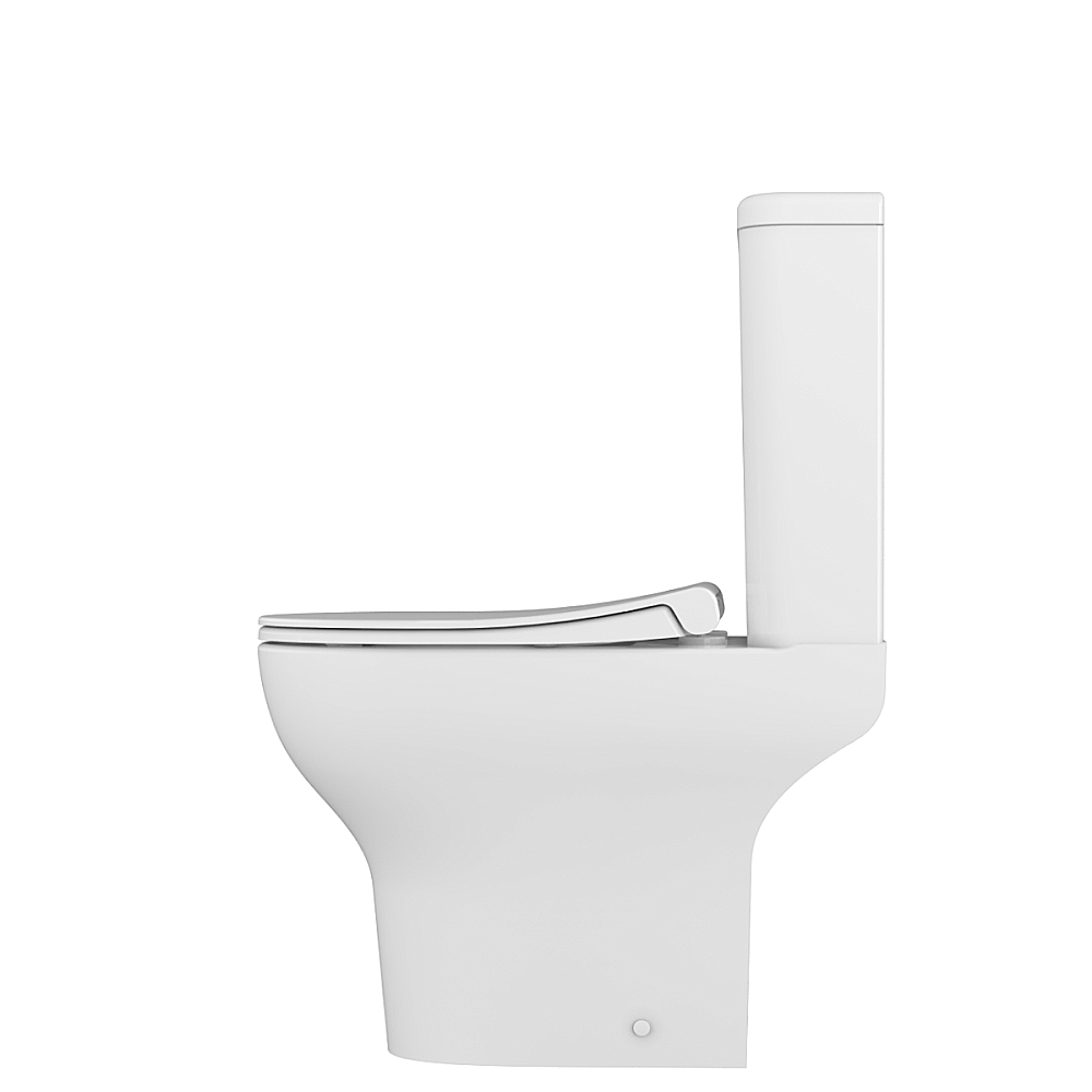 Унитаз-компакт VitrA Zentrum 9012B003-7209 с бачком, с сиденьем микролифт, белый купить в интернет-магазине Sanbest