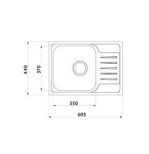 Кухонная мойка Iddis Sound SND60SDi77 60 сатин купить в интернет-магазине сантехники Sanbest