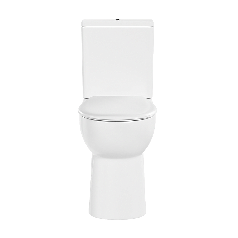 Унитаз-компакт VitrA Conforma 9899B003-7200 с бачком, с сиденьем без микролифта, белый купить в интернет-магазине Sanbest
