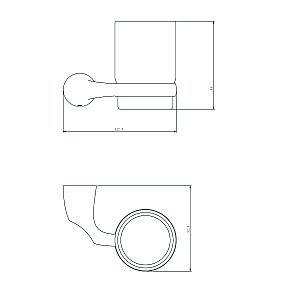 Стакан Rush Devon DE75310 купить в интернет-магазине сантехники Sanbest
