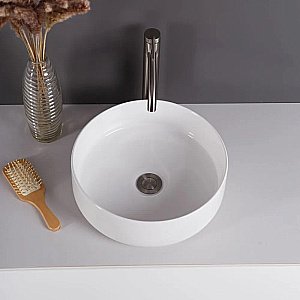 Раковина накладная Belbagno 36 BB1357 белая купить в интернет-магазине Sanbest