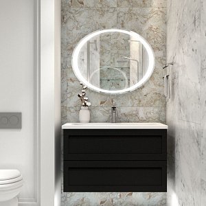 Мебель для ванны Art&Max Platino 90 Серый Матовый для ванной в интернет-магазине Sanbest
