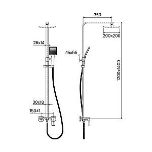 Душевая система IDDIS Bild BILSB1Fi06 купить в интернет-магазине сантехники Sanbest