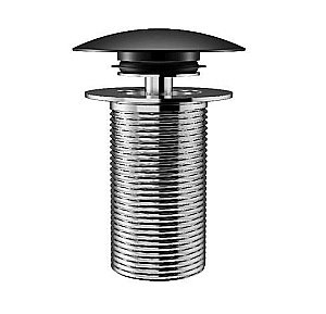 Донный клапан Creavit SF030.SYM черный матовый купить в интернет-магазине сантехники Sanbest