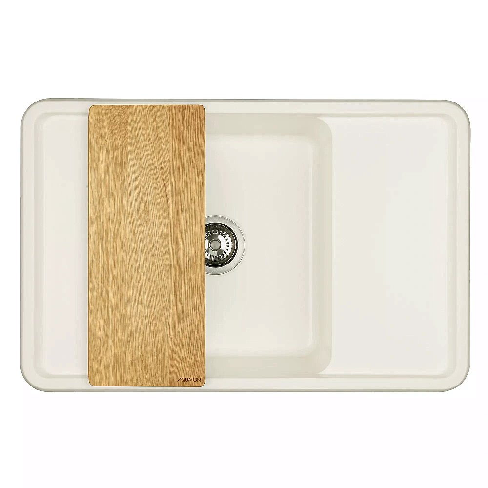 Мойка кухонная Акватон Беллис 78 жемчуг купить в интернет-магазине сантехники Sanbest