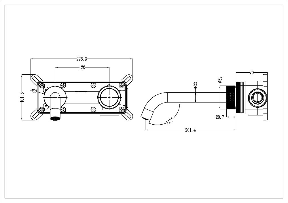 Смеситель для раковины Boheme TECH 158/2-NB никель брашированный купить в интернет-магазине сантехники Sanbest