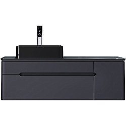 Тумба под раковину Jorno Shine 120 Shi.01.120/P/A антрацит купить в интернет-магазине сантехники Sanbest