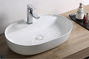 Раковина накладная Belbagno 61 BB1346 белая купить в интернет-магазине Sanbest