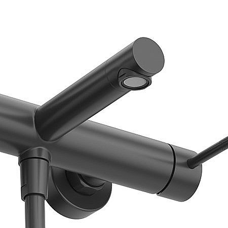 Смеситель для ванны/душа Cezares RELAX-VD-NOP черный матовый купить в интернет-магазине сантехники Sanbest