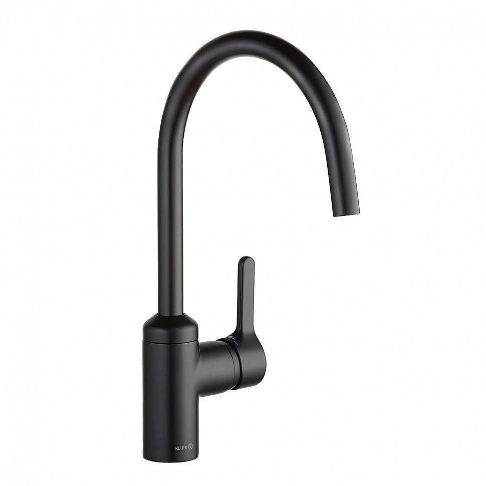 Смеситель для кухни Kludi Bingo Star 428033978 черный купить в интернет-магазине сантехники Sanbest
