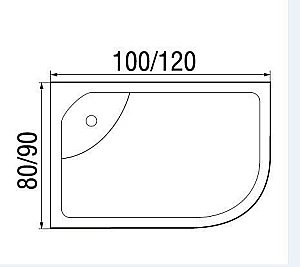Душевая кабина RIVER DESNA 44 120х90 купить в интернет-магазине Sanbest