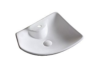 Раковина накладная CeruttiSpa 50 CR7054 белая купить в интернет-магазине Sanbest