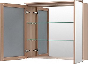 Зеркальный шкаф De Aqua Алюминиум 261767 90 медь купить в интернет-магазине сантехники Sanbest