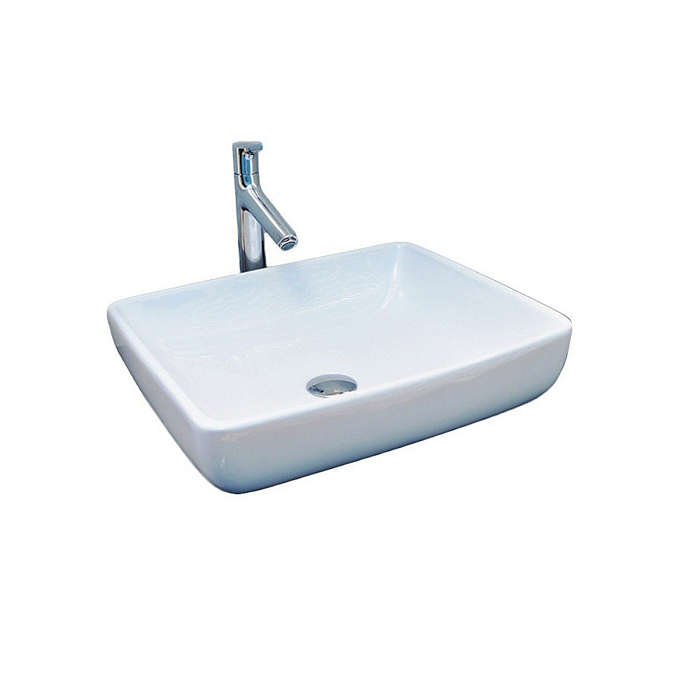 Раковина накладная Ceramalux N 49 9132 белая купить в интернет-магазине Sanbest