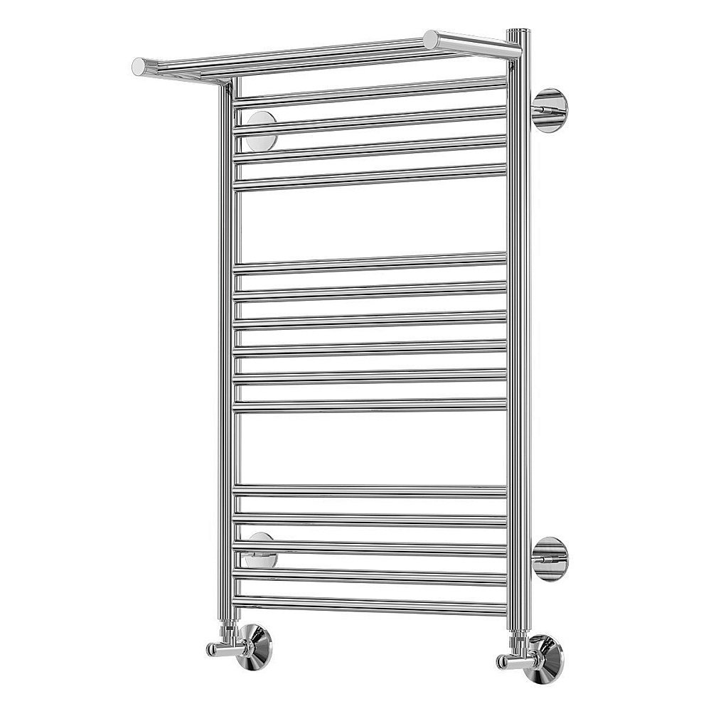 Полотенцесушитель водяной Terminus Аврора П16 500x780 с одной полкой купить в интернет-магазине сантехники Sanbest