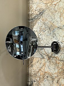 Зеркало косметическое Boheme 508-GM оружейная сталь матовая купить в интернет-магазине сантехники Sanbest
