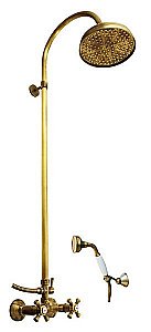 Душевая система Rav-Slezak MORAVA RETRO MK381.5/3SM бронза купить в интернет-магазине сантехники Sanbest