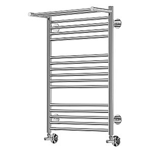 Полотенцесушитель водяной Terminus Аврора П16 500x780 с одной полкой купить в интернет-магазине сантехники Sanbest