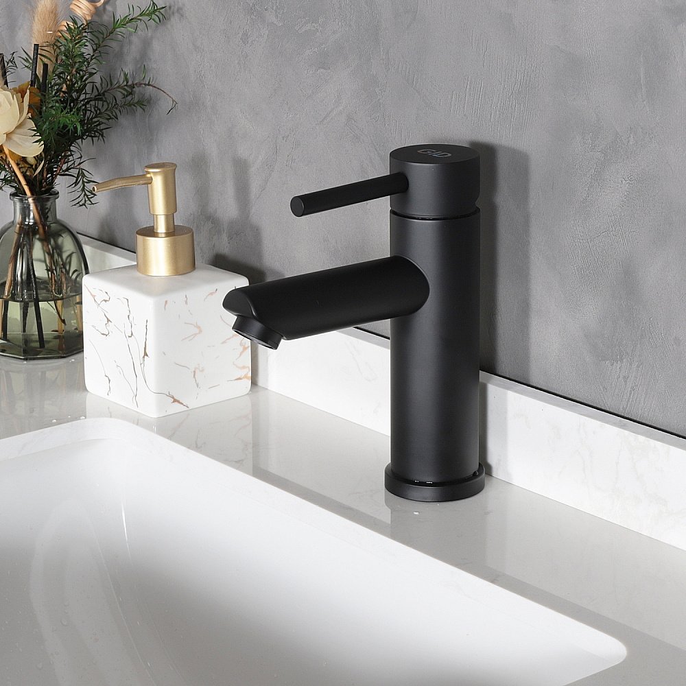 Смеситель для раковины Gid Berlin SS080-BM-K черный матовый купить в интернет-магазине сантехники Sanbest