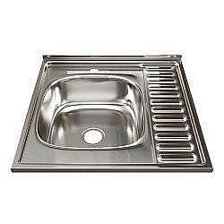 Мойка кухонная MIXLINE ML 528018 хром купить в интернет-магазине сантехники Sanbest
