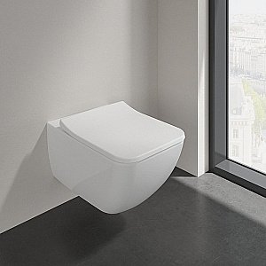 Унитаз Villeroy&Boch Venticello 4611RS01 безободковый, с крышкой микролифт купить в интернет-магазине Sanbest
