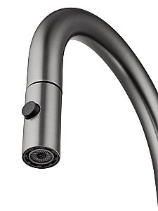 Смеситель для кухни с выдвижным изливом WONZON & WOGHAND, Темный графит (WW-A21252-BGG) купить в интернет-магазине сантехники Sanbest