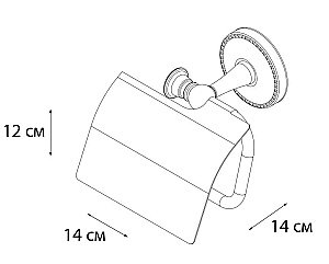Держатель туалетной бумаги FIXSEN ADELE FX-55010 купить в интернет-магазине сантехники Sanbest