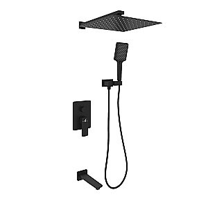 Душевая система Oliveeka D OL-939003-MB черная матовая купить в интернет-магазине сантехники Sanbest