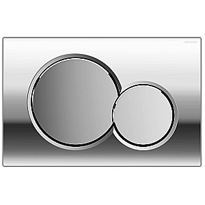 Кнопка для инсталляции Azario NEW AZ-010.02 хром купить в интернет-магазине сантехники Sanbest