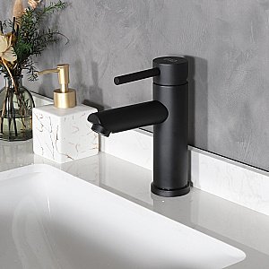 Смеситель для раковины Gid Berlin SS080-BM-K черный матовый купить в интернет-магазине сантехники Sanbest