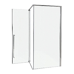Душевой уголок Azario Male 120х80 AZ-J50-12080-CH-CL стекло прозрачное/профиль хром купить в интернет-магазине Sanbest