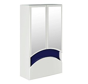 Зеркальный шкаф MIXLINE РАДУГА 522951 46 синий купить в интернет-магазине сантехники Sanbest