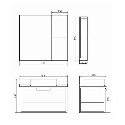 Мебель для ванной comforty кельн