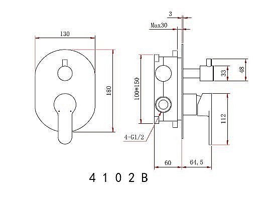 Душевая система Berges VENTAS 73007 хром купить в интернет-магазине сантехники Sanbest