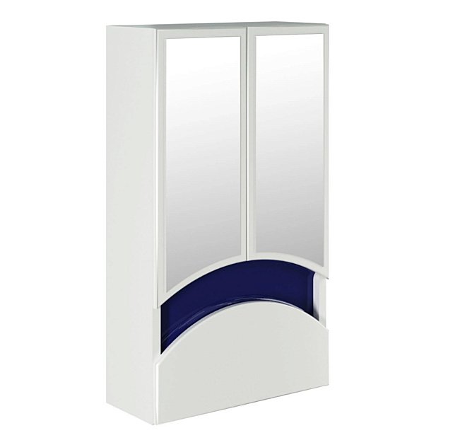 Зеркальный шкаф MIXLINE РАДУГА 522951 46 синий купить в интернет-магазине сантехники Sanbest
